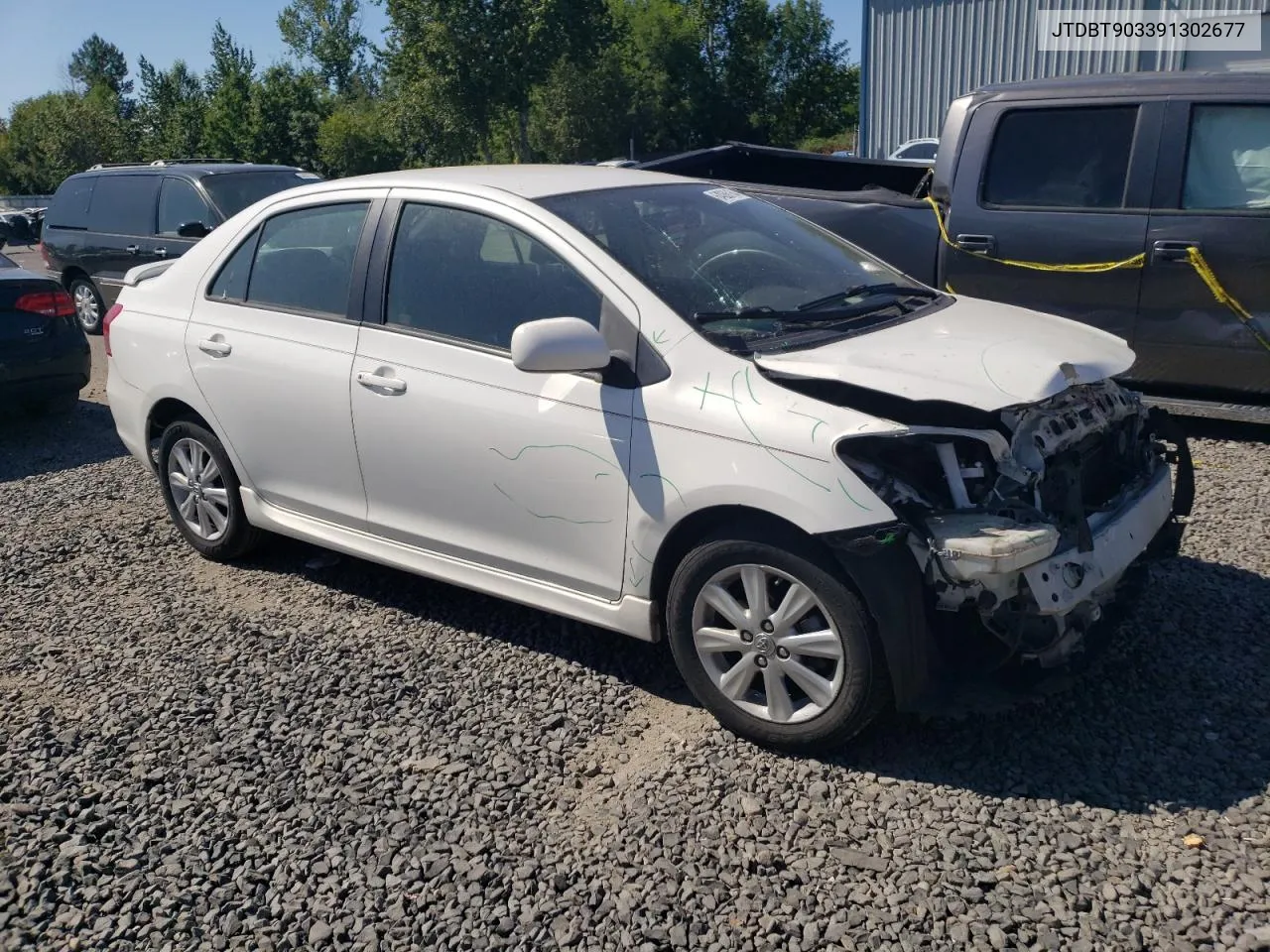 2009 Toyota Yaris VIN: JTDBT903391302677 Lot: 64086164