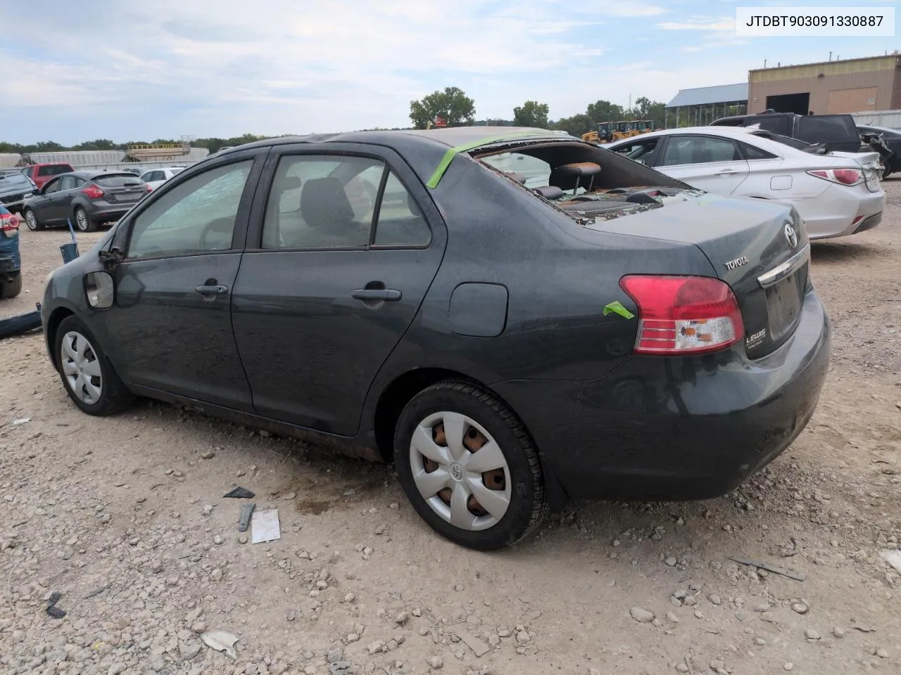 2009 Toyota Yaris VIN: JTDBT903091330887 Lot: 68110184