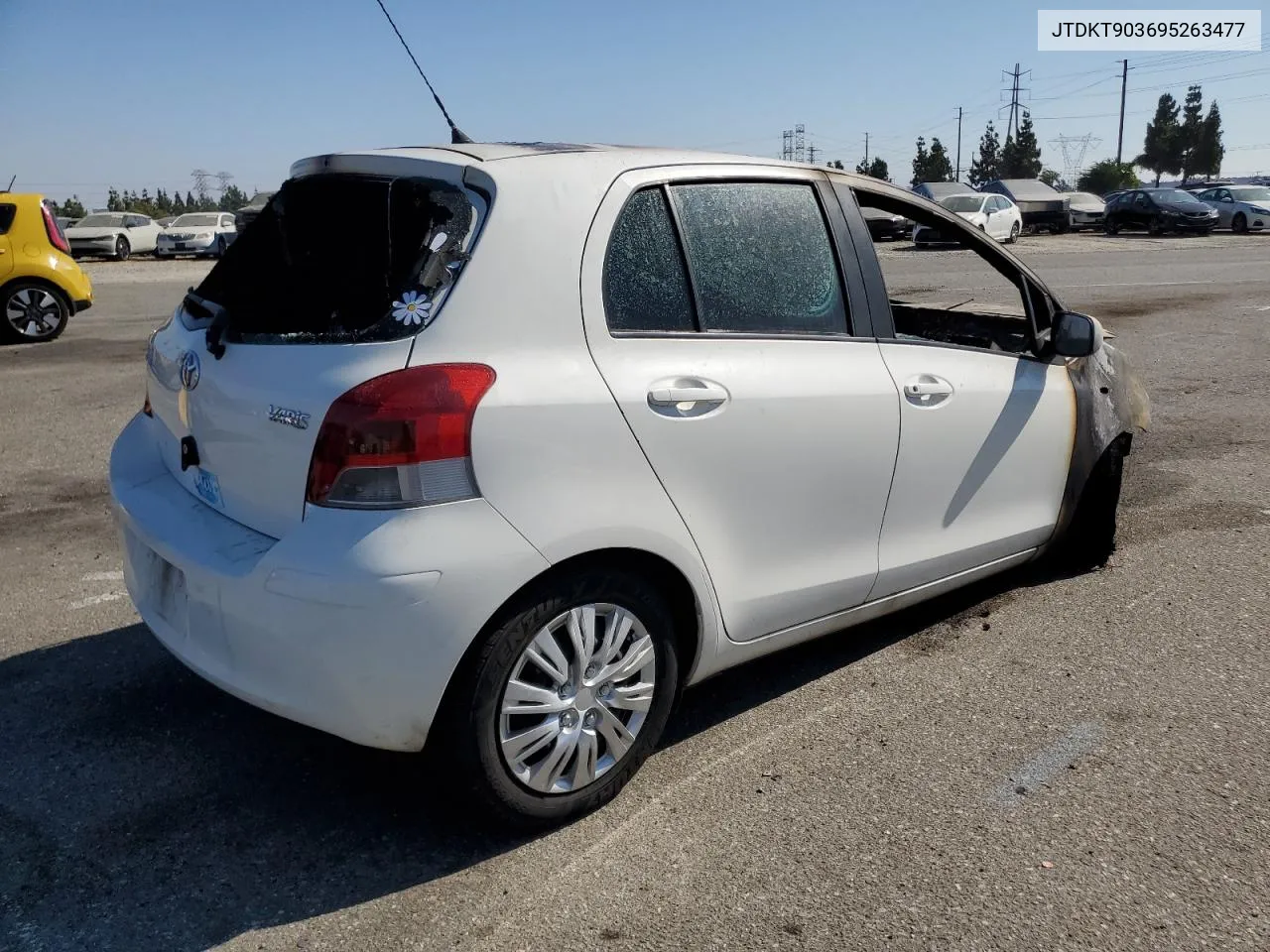 JTDKT903695263477 2009 Toyota Yaris