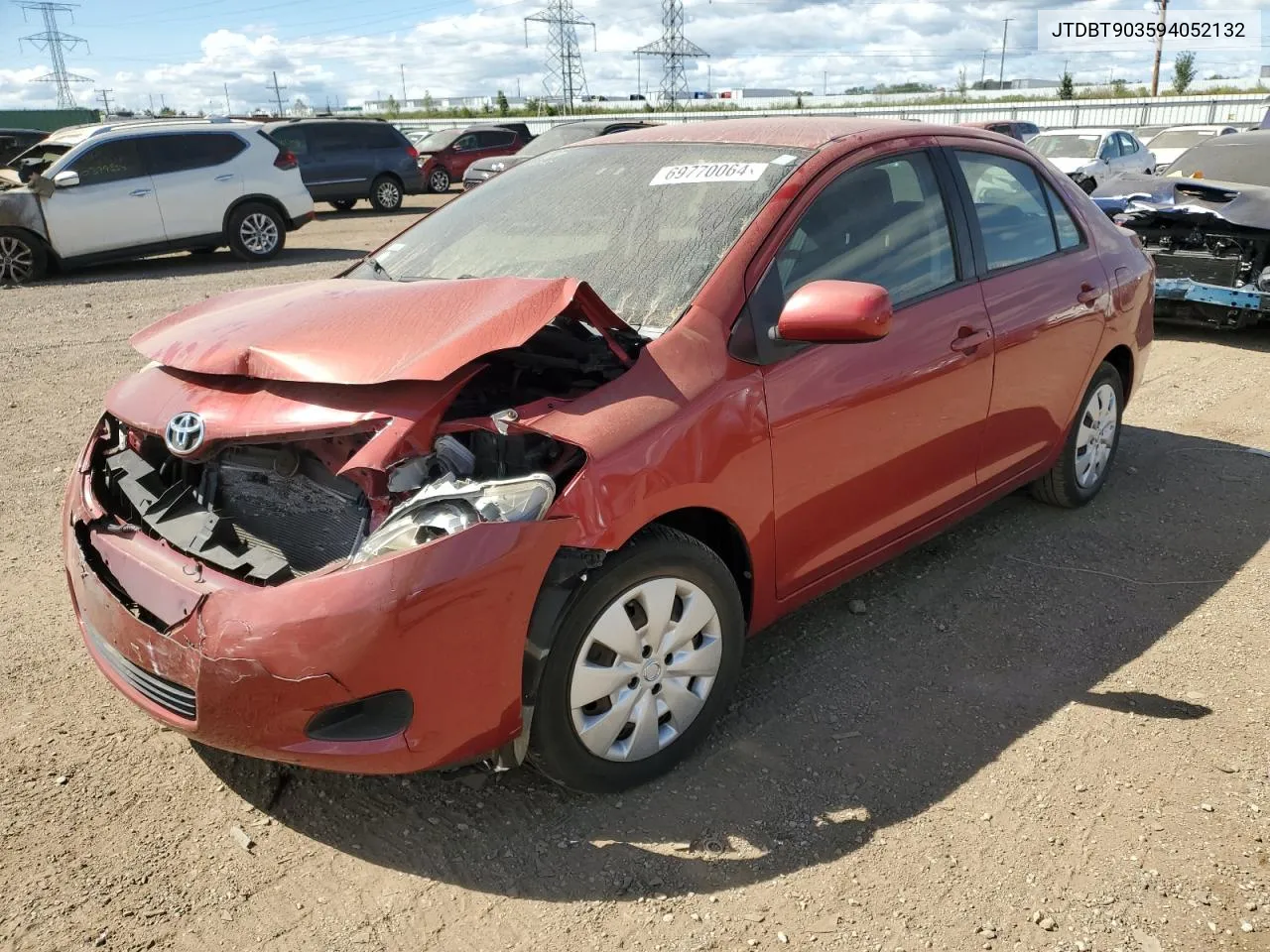 JTDBT903594052132 2009 Toyota Yaris