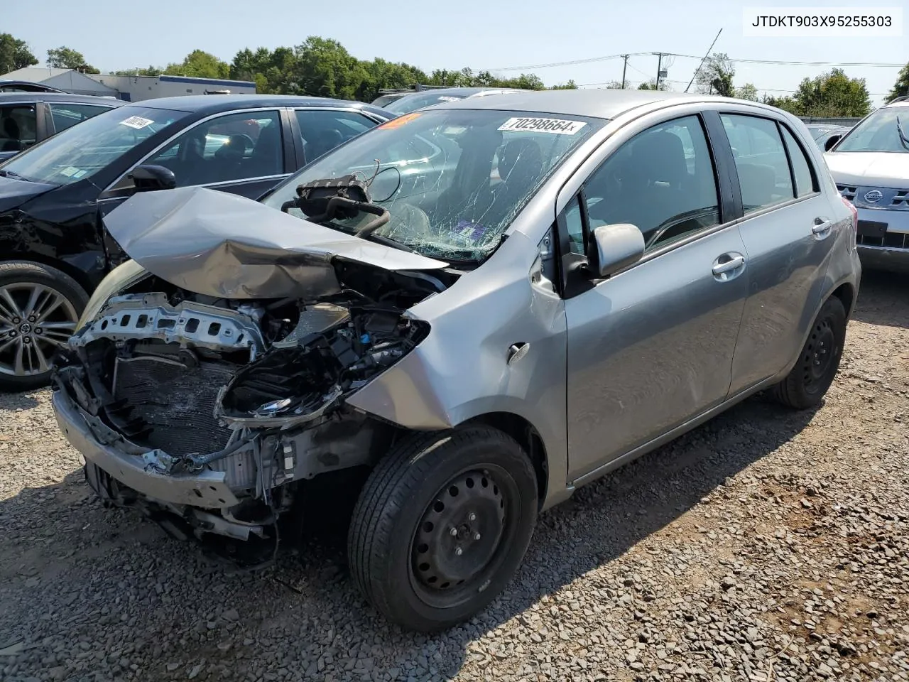 2009 Toyota Yaris VIN: JTDKT903X95255303 Lot: 70298664