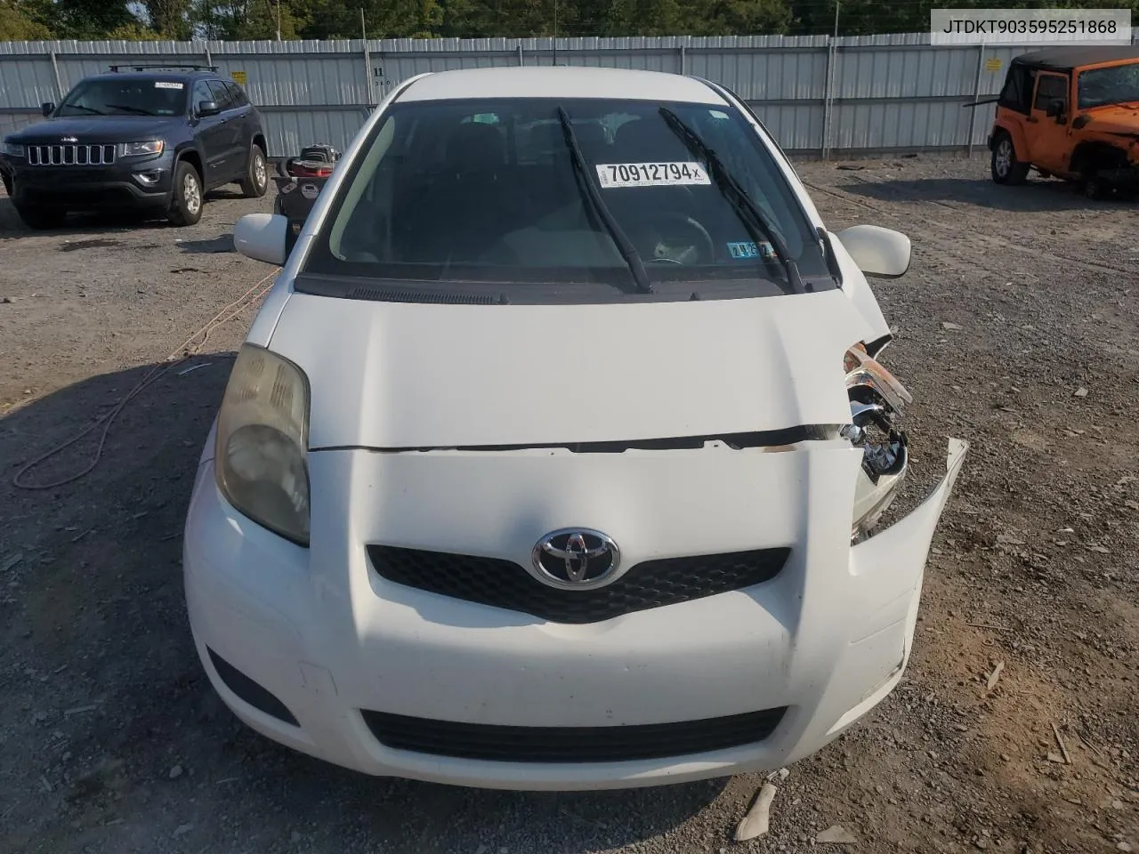 JTDKT903595251868 2009 Toyota Yaris