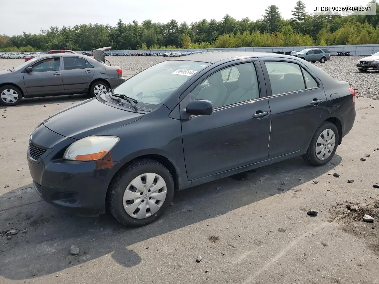 JTDBT903694043391 2009 Toyota Yaris