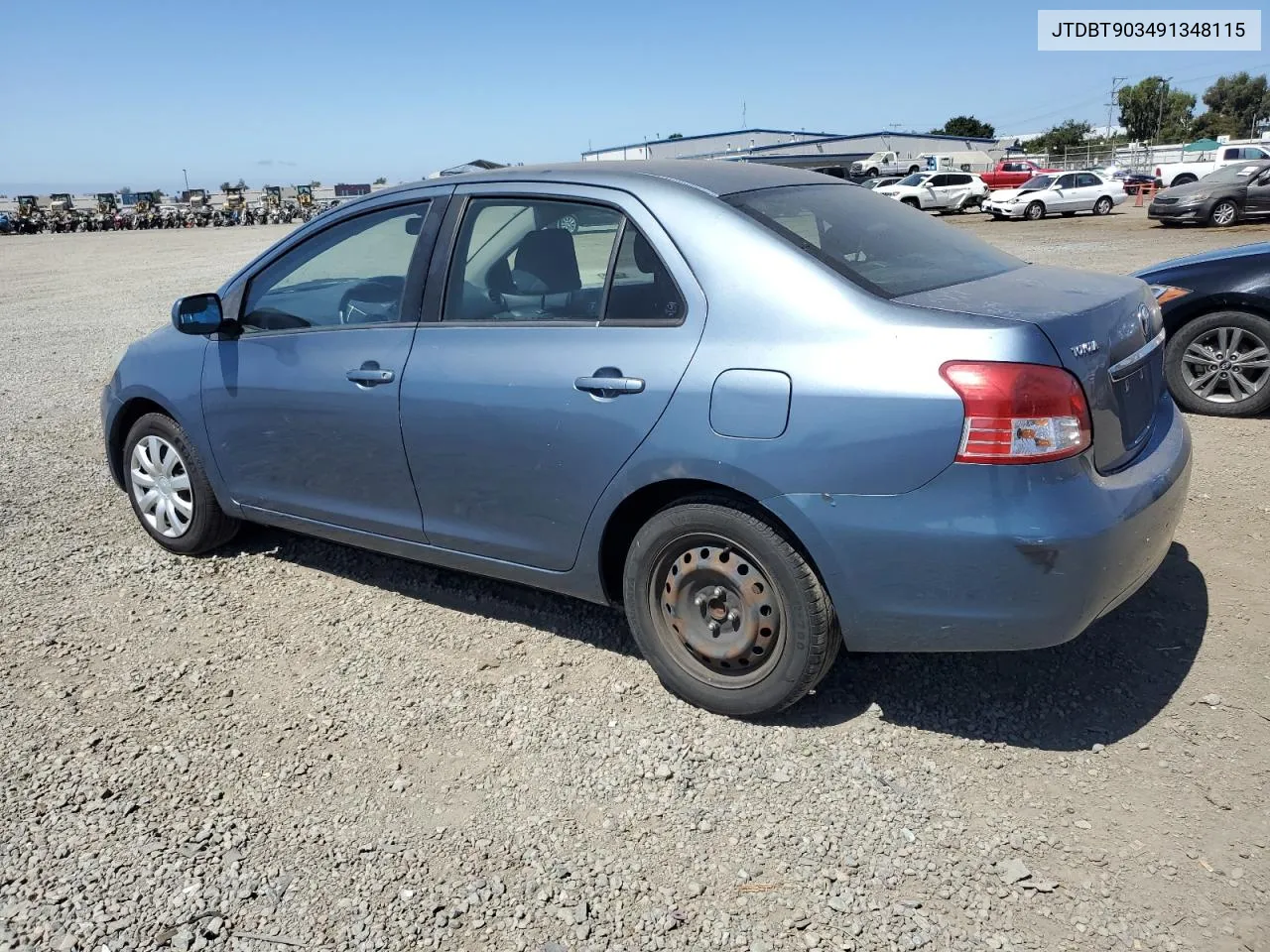 2009 Toyota Yaris VIN: JTDBT903491348115 Lot: 71104024