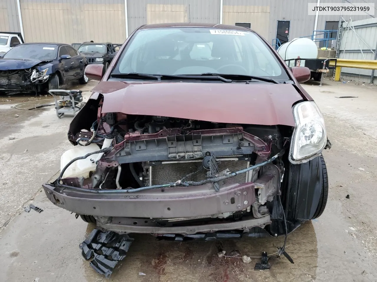 JTDKT903795231959 2009 Toyota Yaris