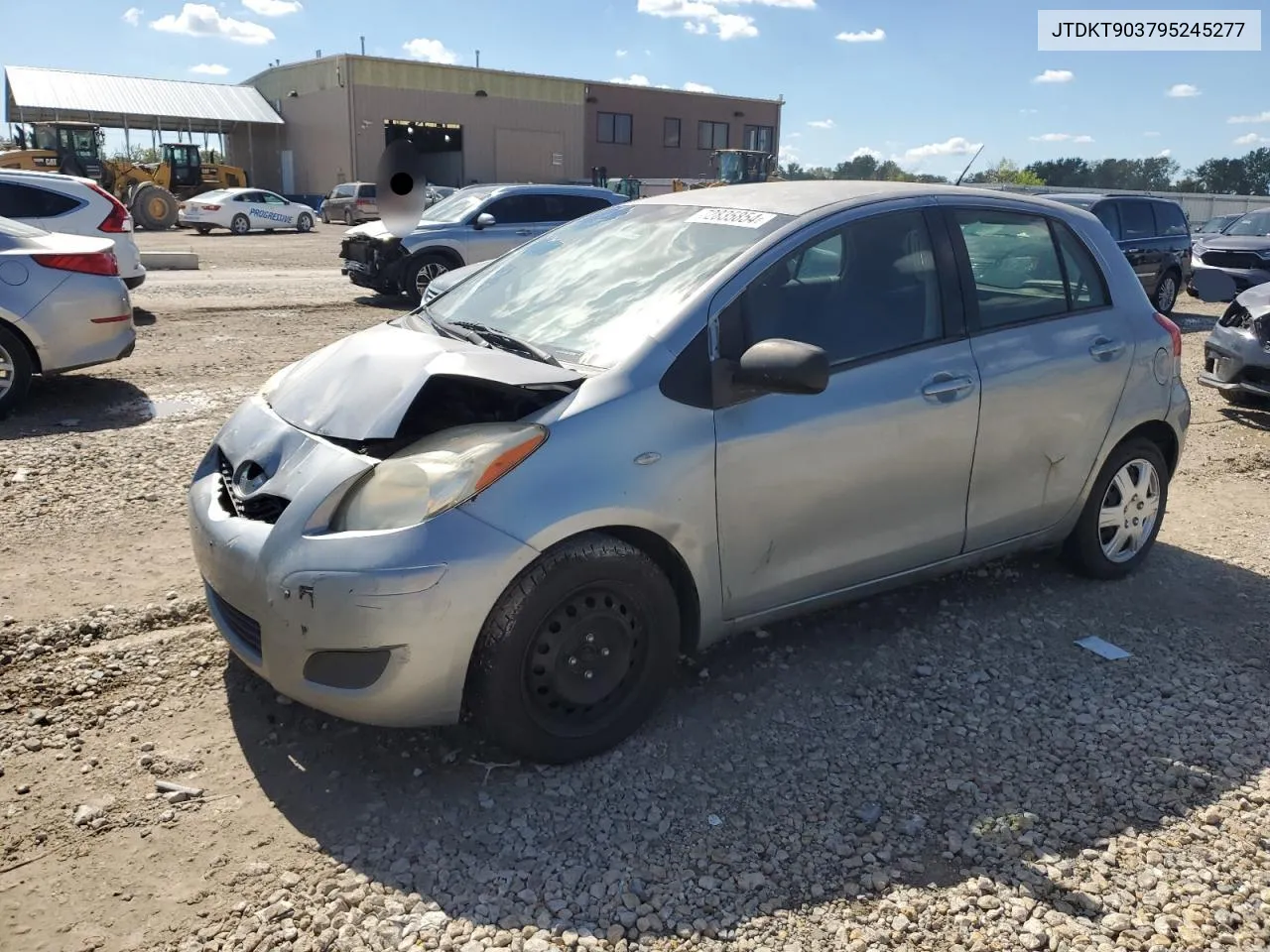 2009 Toyota Yaris VIN: JTDKT903795245277 Lot: 72835854