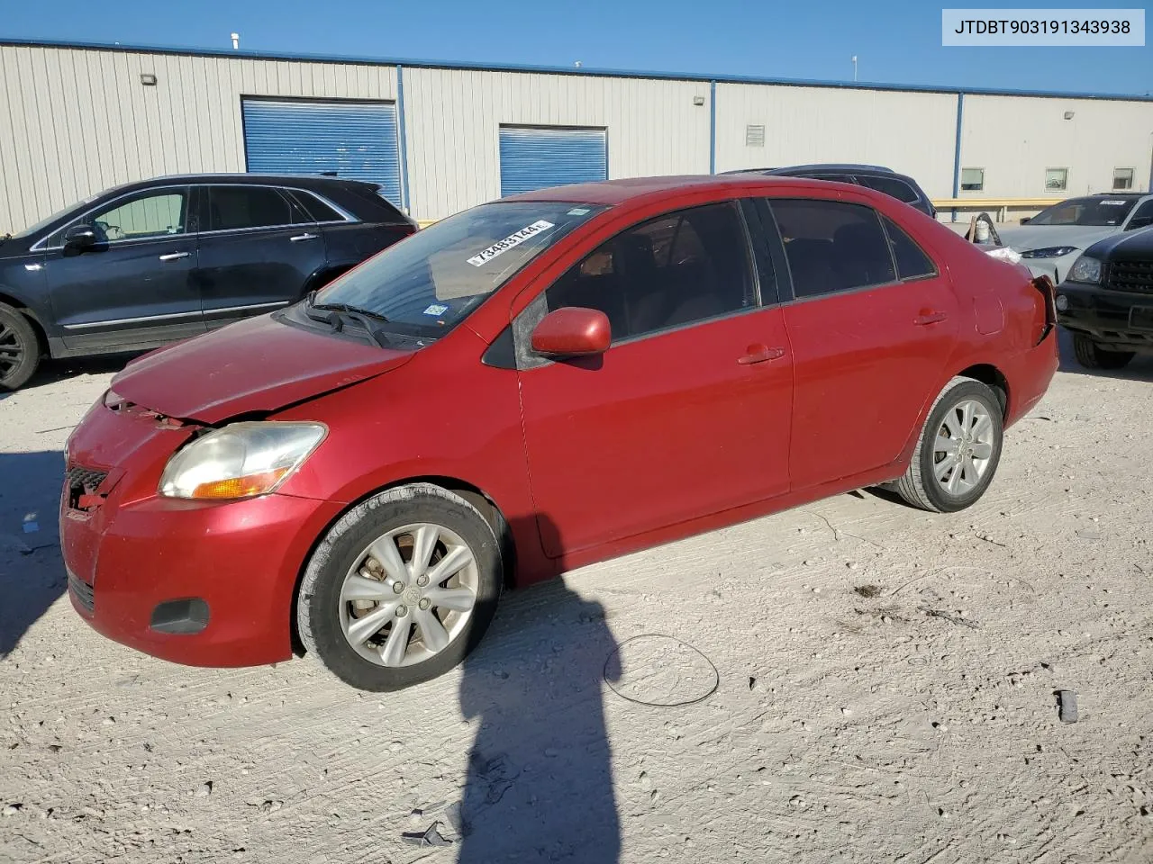 2009 Toyota Yaris VIN: JTDBT903191343938 Lot: 73483144