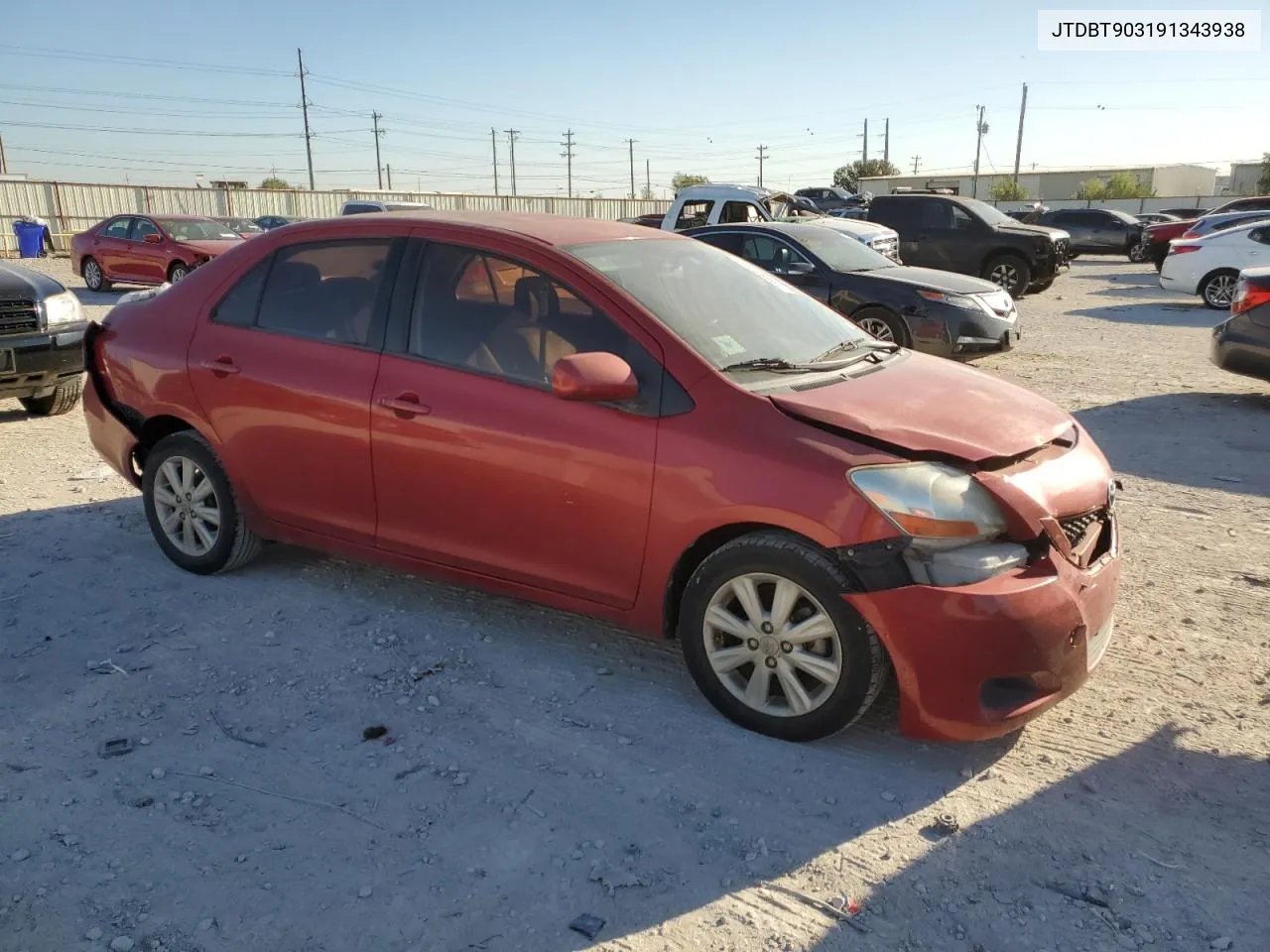 2009 Toyota Yaris VIN: JTDBT903191343938 Lot: 73483144