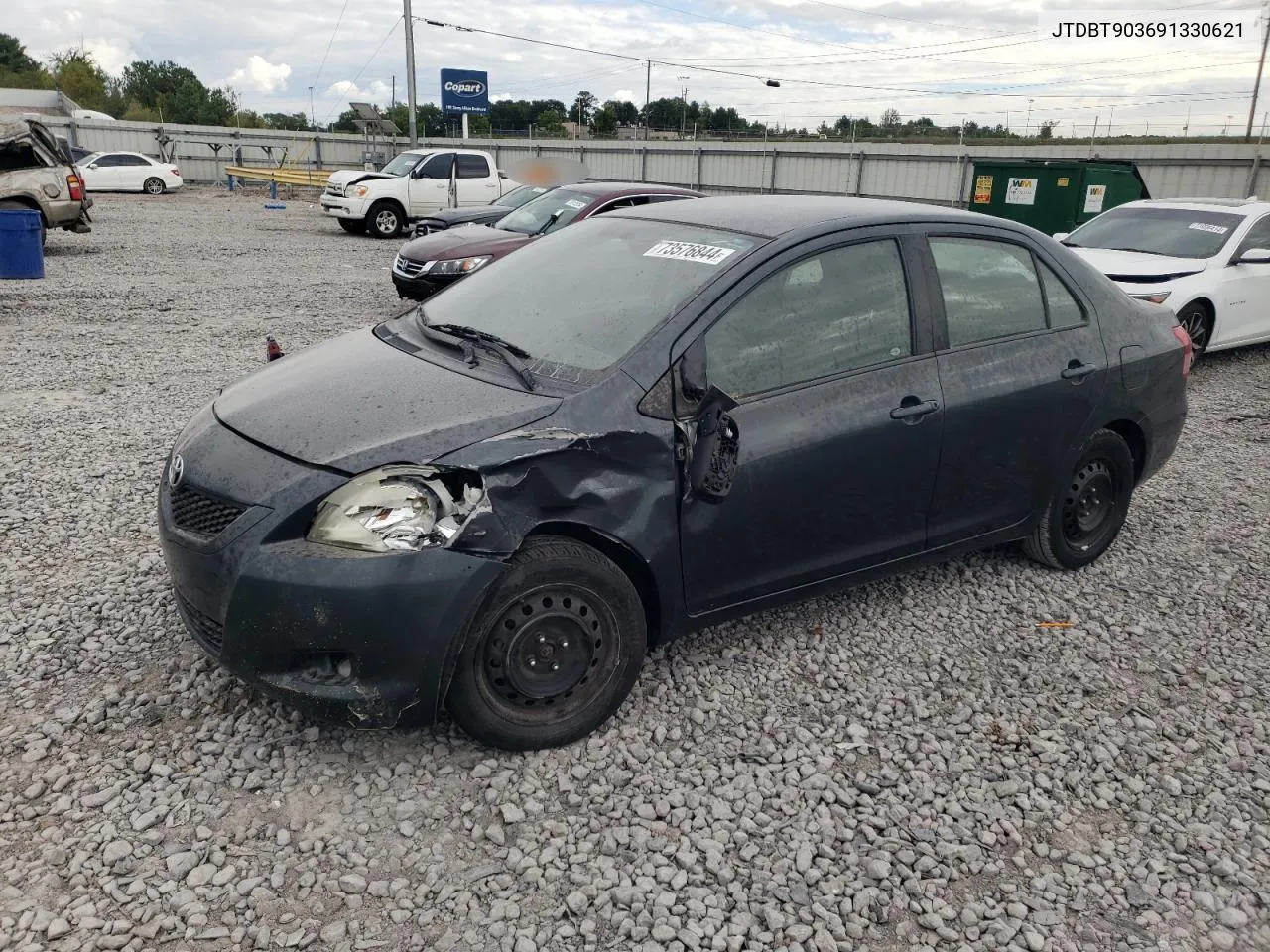 2009 Toyota Yaris VIN: JTDBT903691330621 Lot: 73576844