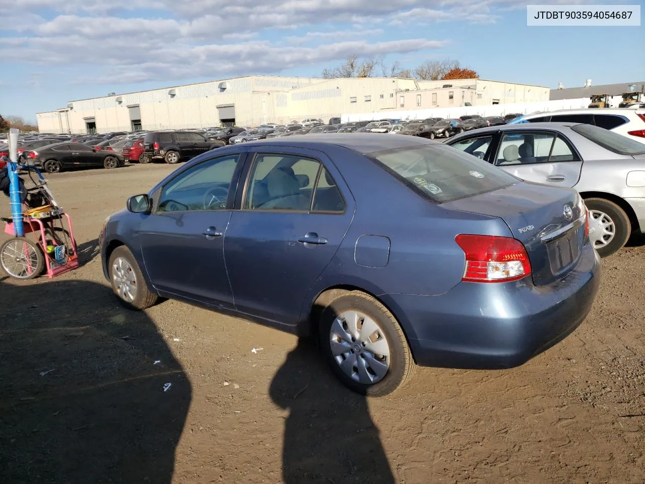 2009 Toyota Yaris VIN: JTDBT903594054687 Lot: 74459934