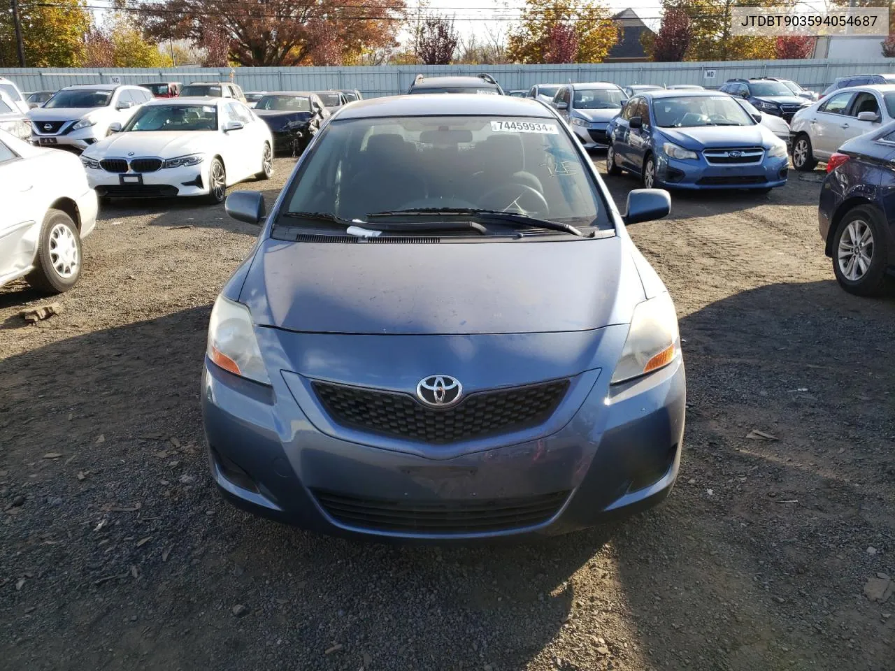 2009 Toyota Yaris VIN: JTDBT903594054687 Lot: 74459934