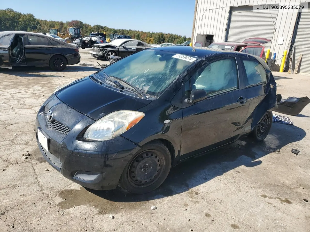 2009 Toyota Yaris VIN: JTDJT903395235079 Lot: 75259074