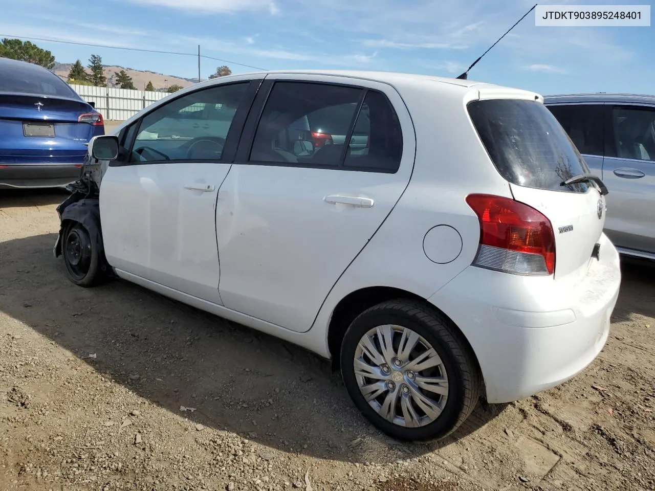 2009 Toyota Yaris VIN: JTDKT903895248401 Lot: 75465484