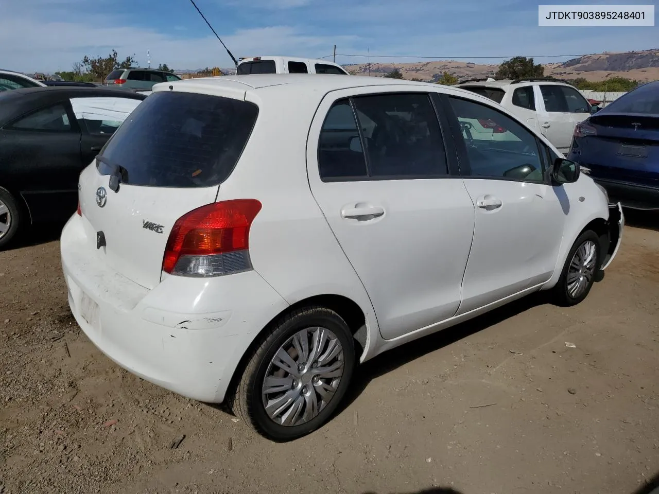 JTDKT903895248401 2009 Toyota Yaris