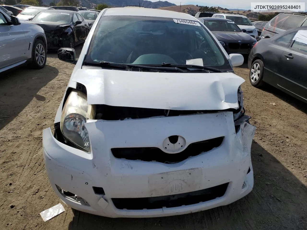 JTDKT903895248401 2009 Toyota Yaris