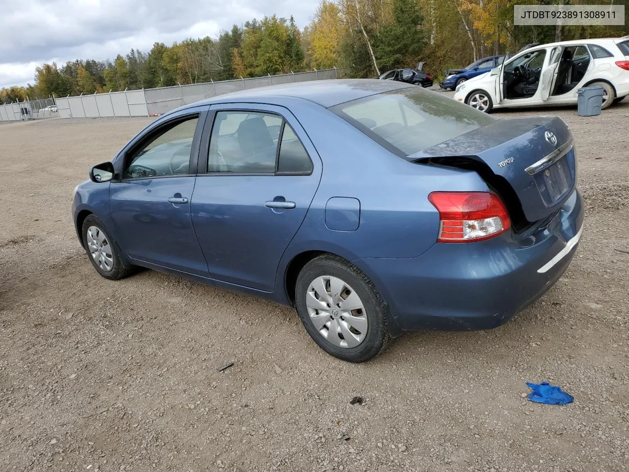 2009 Toyota Yaris VIN: JTDBT923891308911 Lot: 75805514