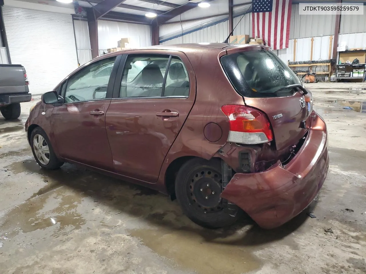 2009 Toyota Yaris VIN: JTDKT903595259579 Lot: 75833354