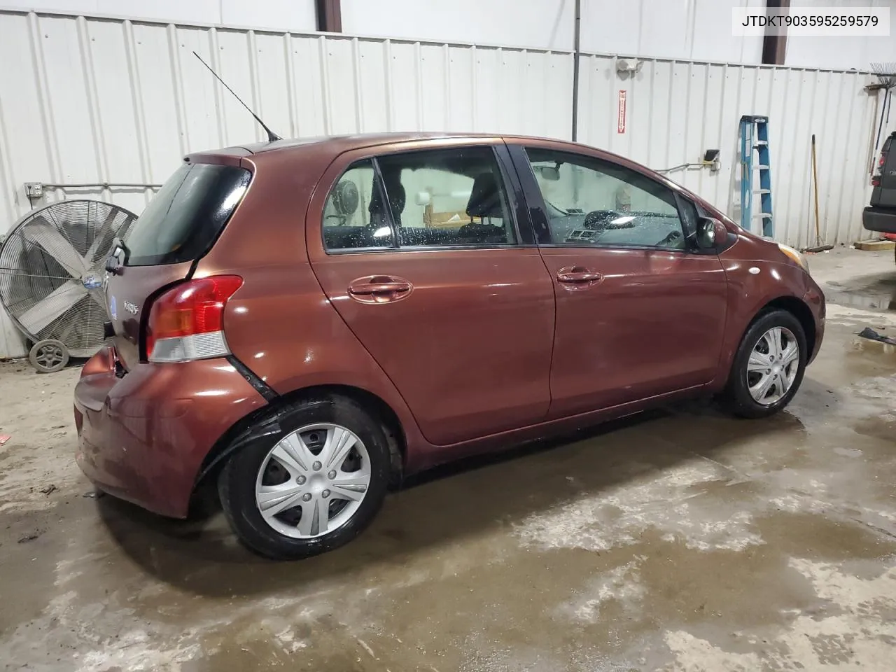 2009 Toyota Yaris VIN: JTDKT903595259579 Lot: 75833354