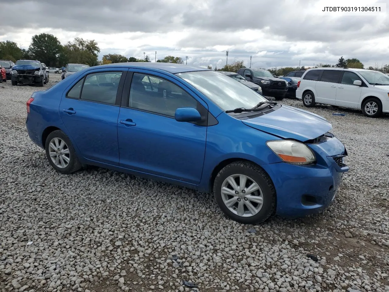 2009 Toyota Yaris VIN: JTDBT903191304511 Lot: 76233174