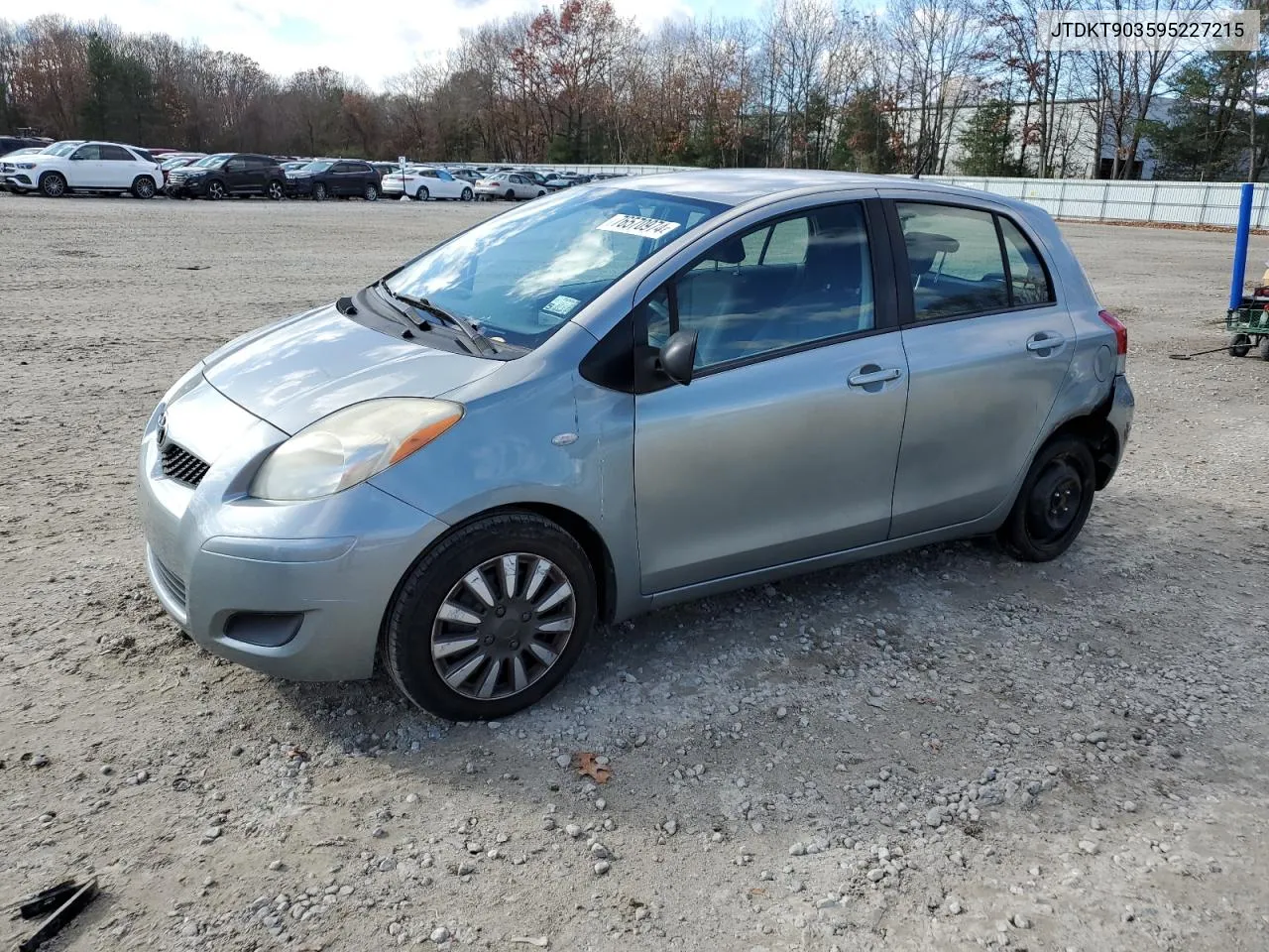 2009 Toyota Yaris VIN: JTDKT903595227215 Lot: 76570974