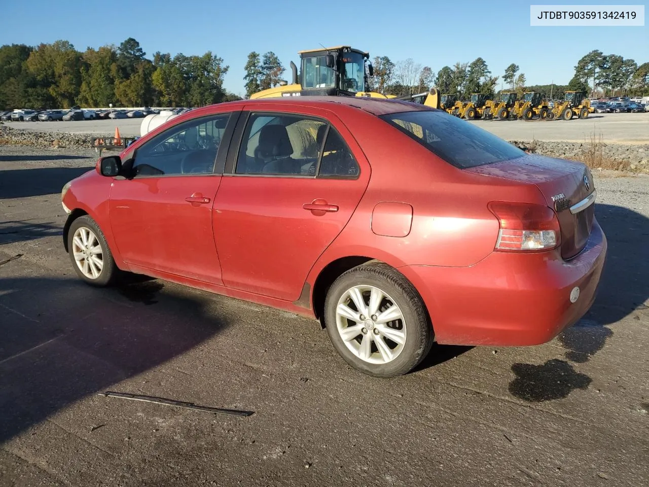 2009 Toyota Yaris VIN: JTDBT903591342419 Lot: 76620004