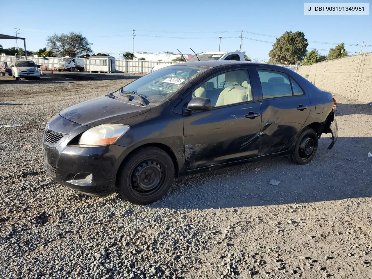 2009 Toyota Yaris VIN: JTDBT903191349951 Lot: 77457004