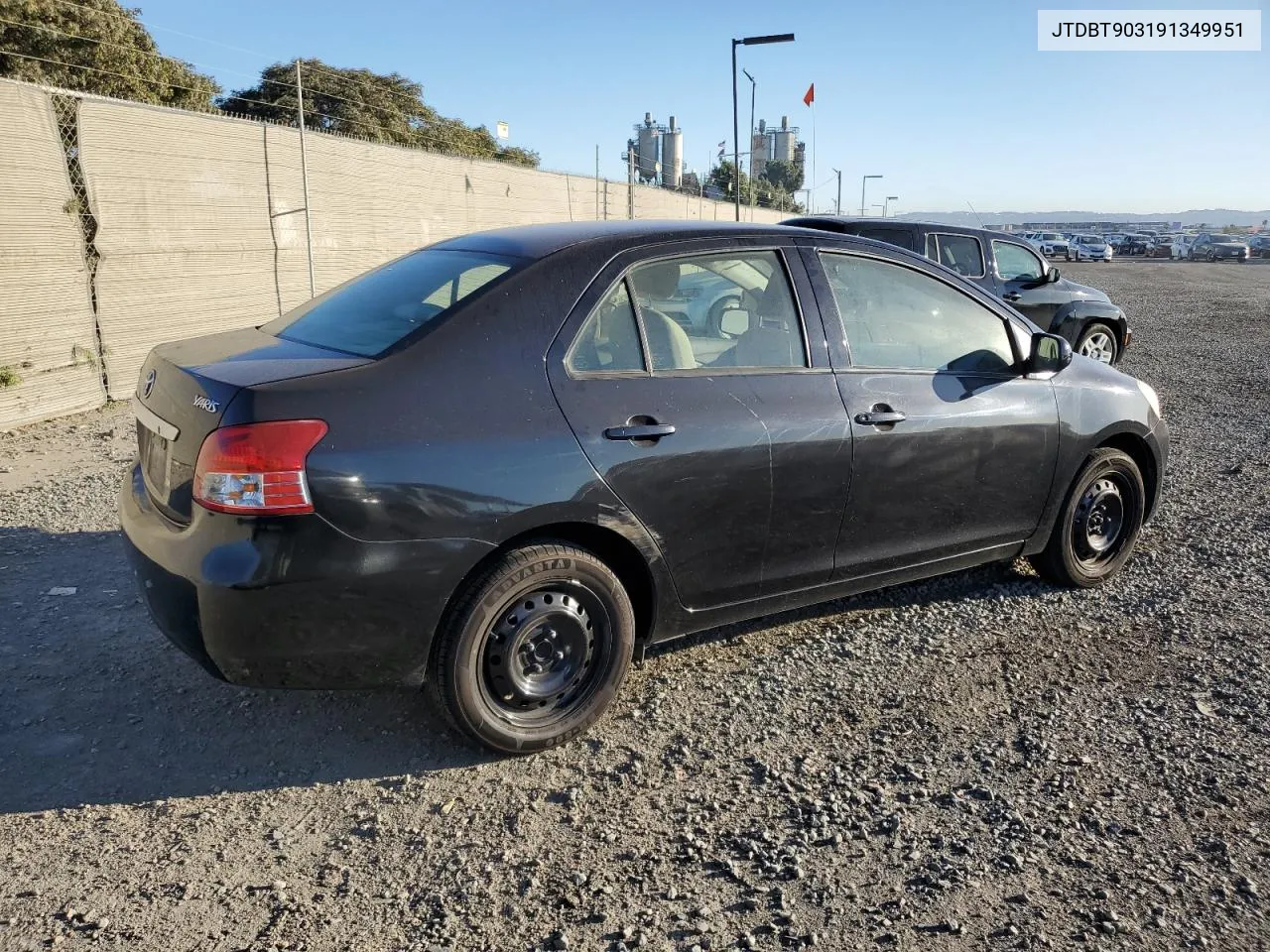 2009 Toyota Yaris VIN: JTDBT903191349951 Lot: 77457004