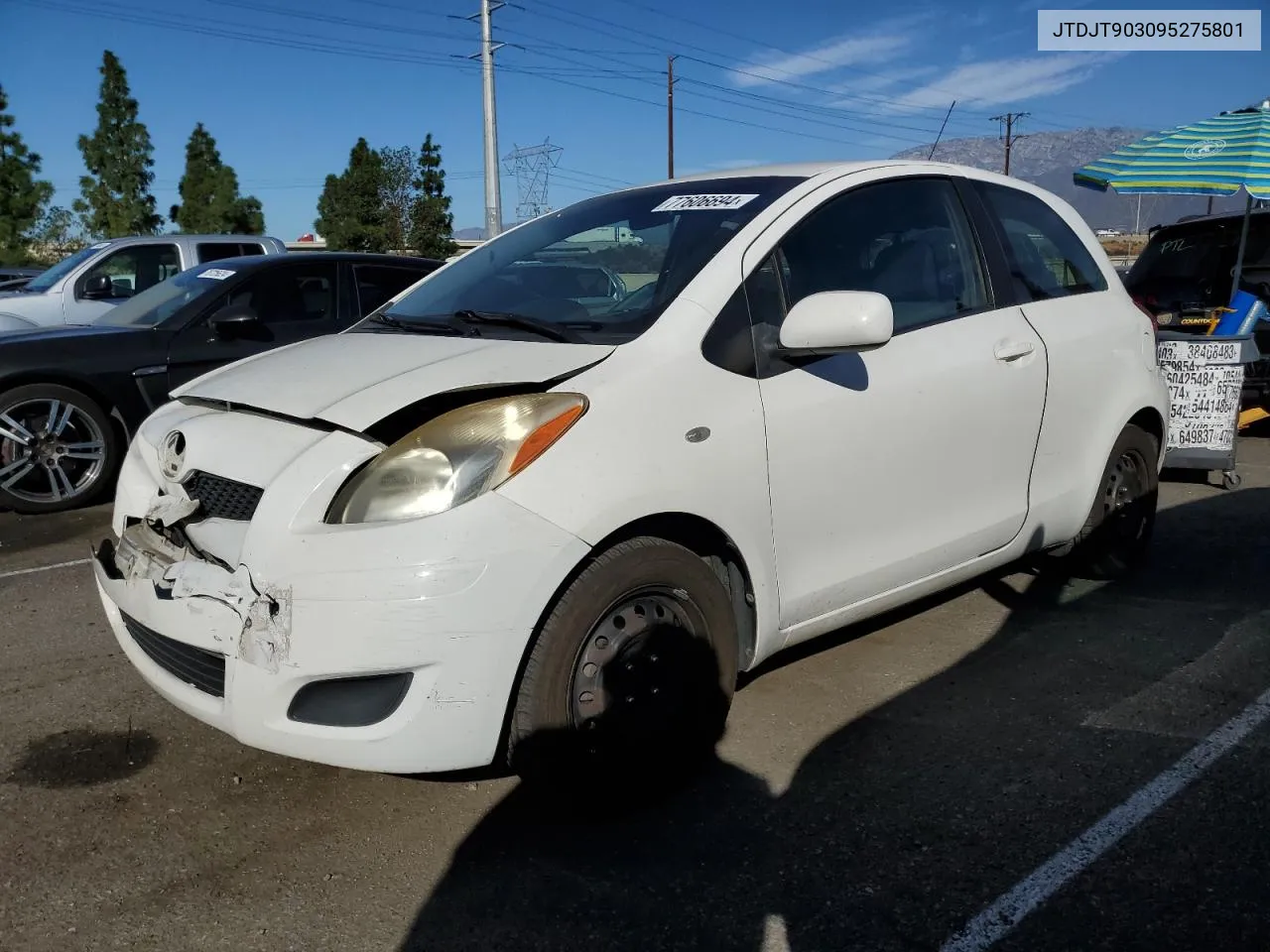 2009 Toyota Yaris VIN: JTDJT903095275801 Lot: 77606694