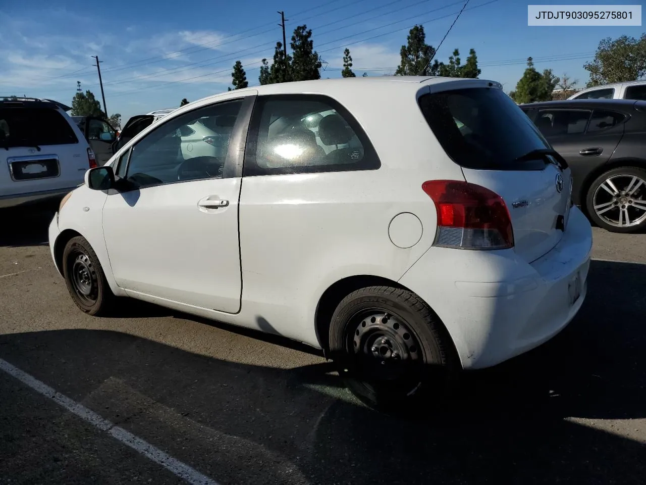 2009 Toyota Yaris VIN: JTDJT903095275801 Lot: 77606694