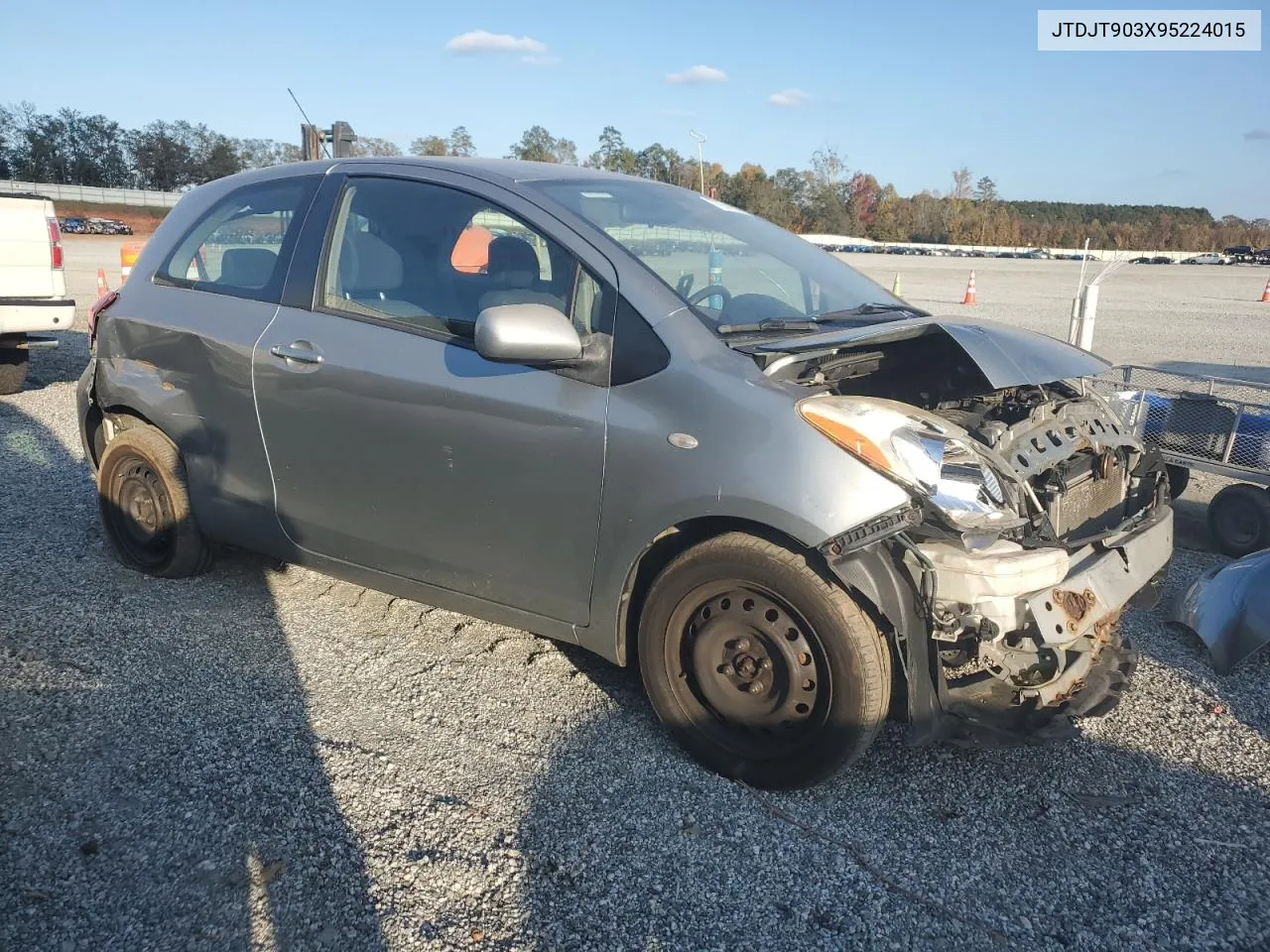 2009 Toyota Yaris VIN: JTDJT903X95224015 Lot: 77974164