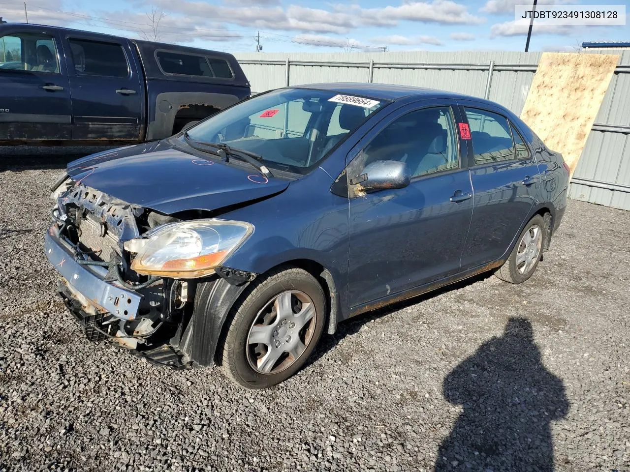 2009 Toyota Yaris VIN: JTDBT923491308128 Lot: 78889664