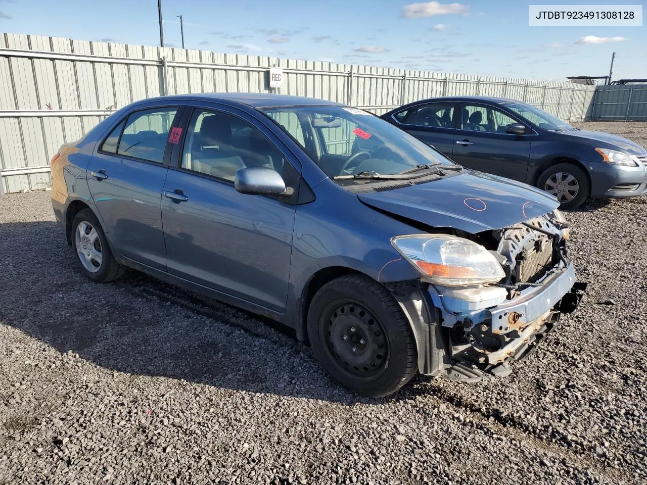 2009 Toyota Yaris VIN: JTDBT923491308128 Lot: 78889664