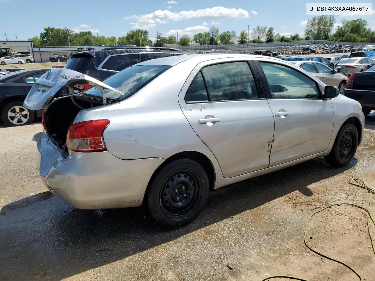 2010 Toyota Yaris VIN: JTDBT4K3XA4067617 Lot: 50540593