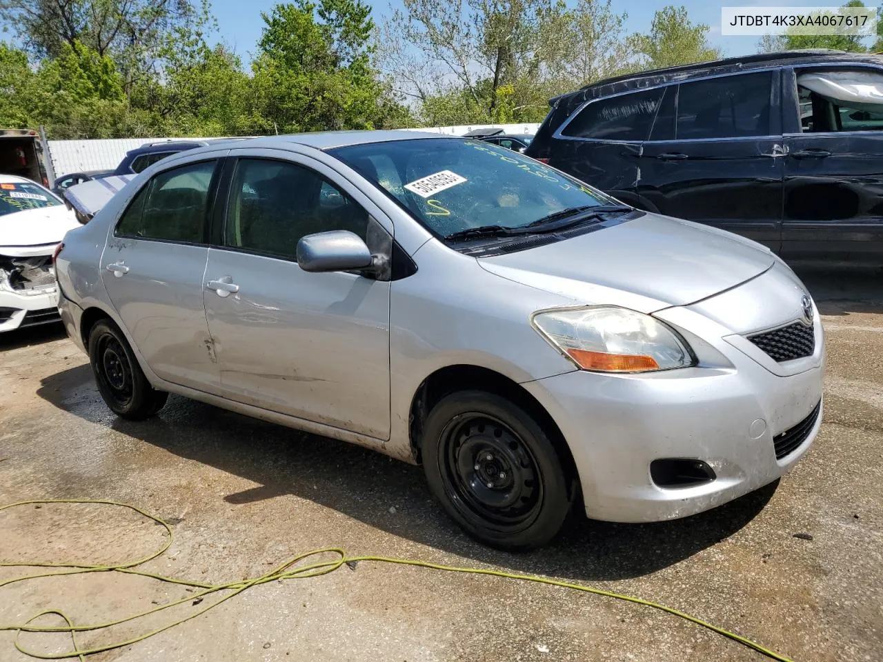 2010 Toyota Yaris VIN: JTDBT4K3XA4067617 Lot: 50540593