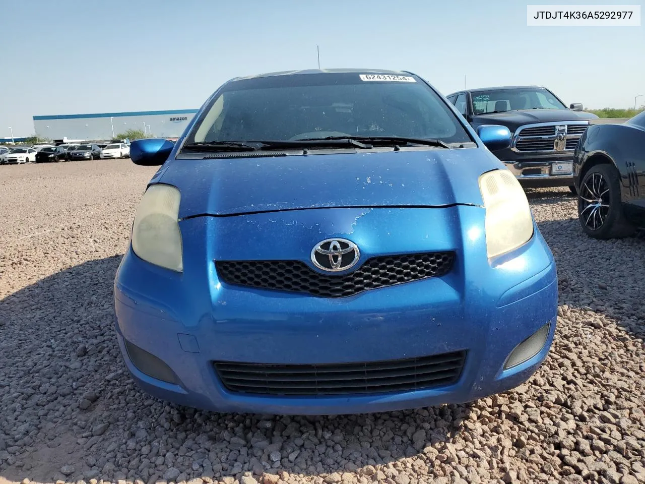 2010 Toyota Yaris VIN: JTDJT4K36A5292977 Lot: 62431254