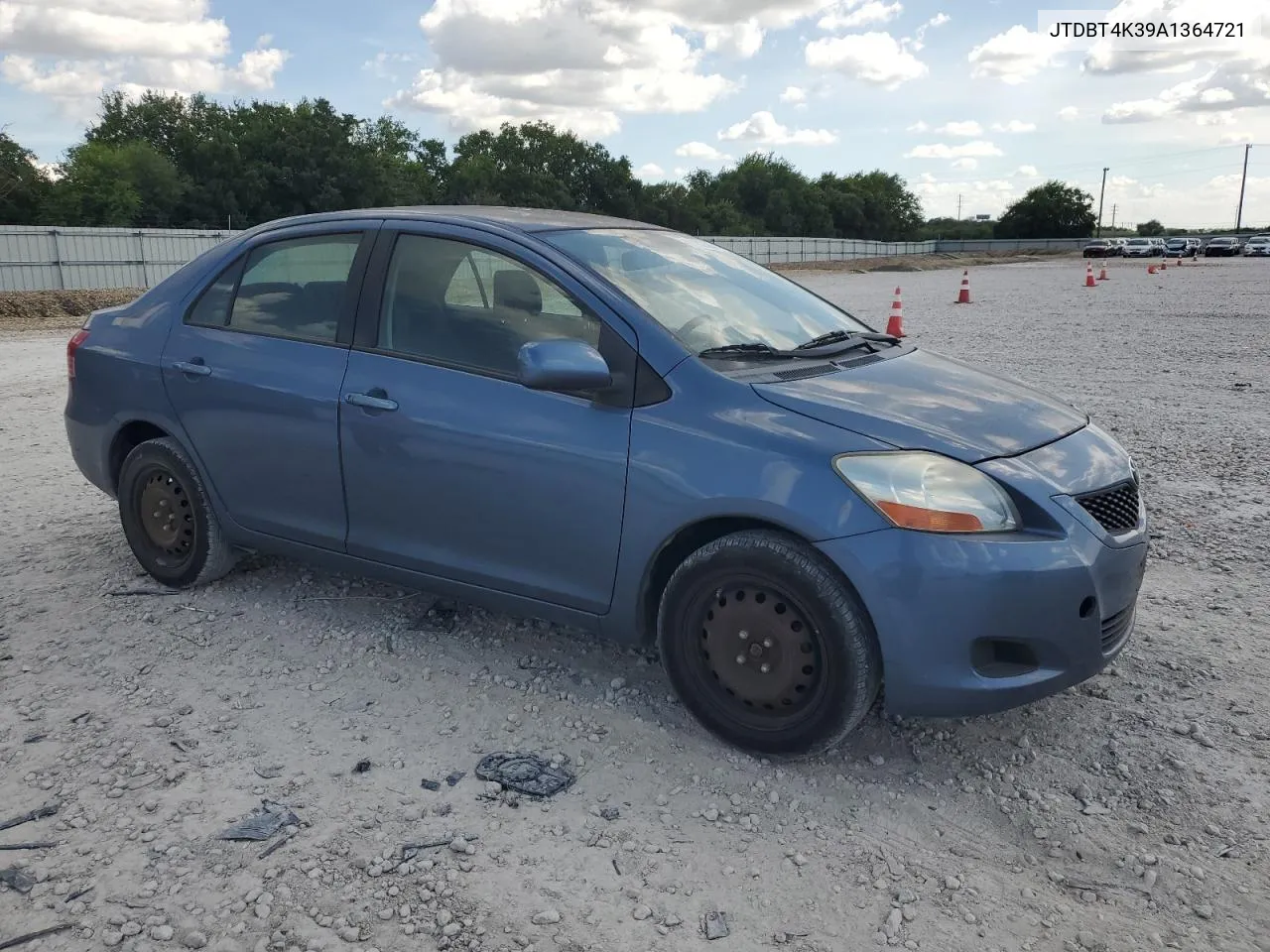 2010 Toyota Yaris VIN: JTDBT4K39A1364721 Lot: 66032504