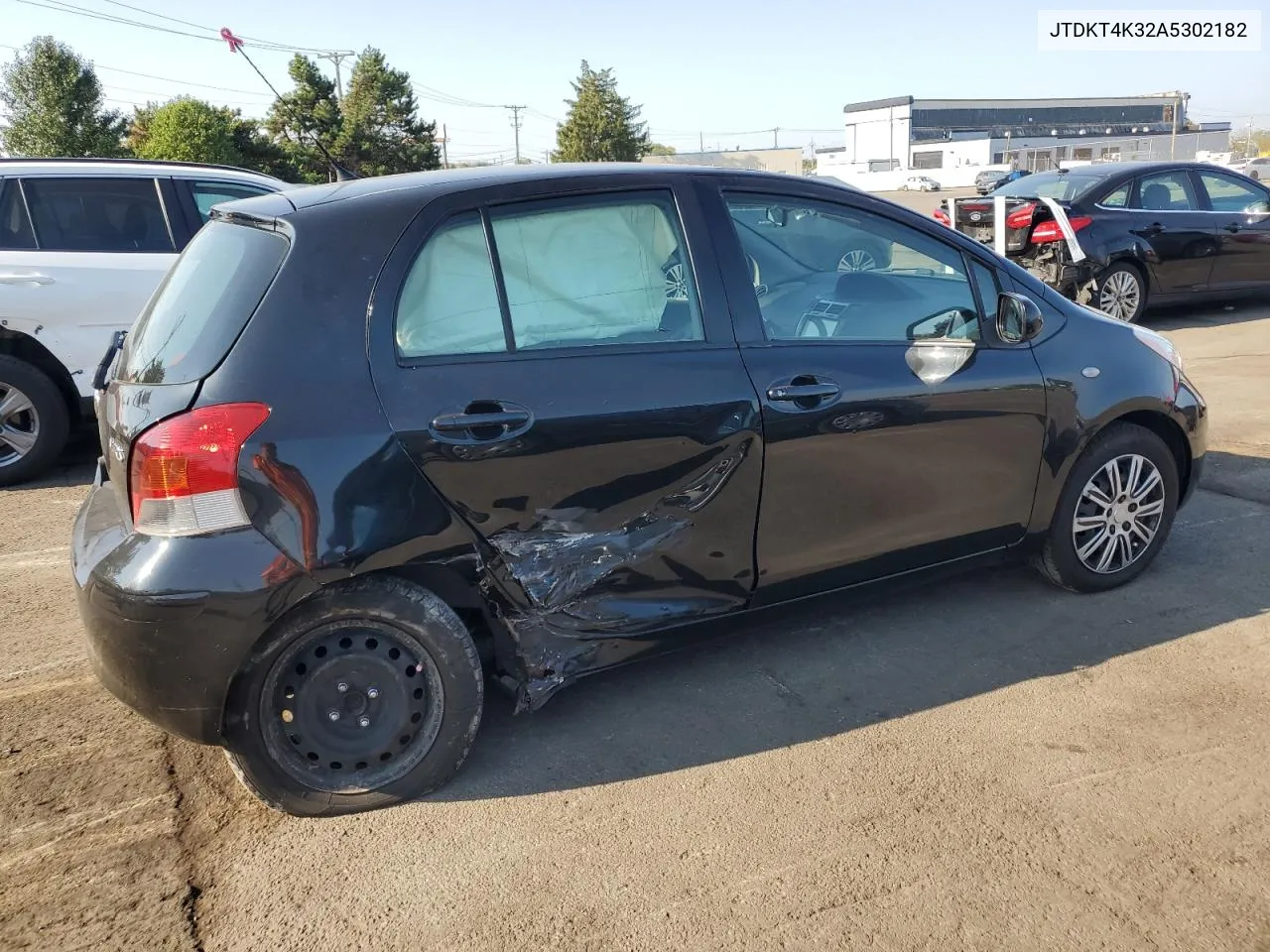 2010 Toyota Yaris VIN: JTDKT4K32A5302182 Lot: 71701684