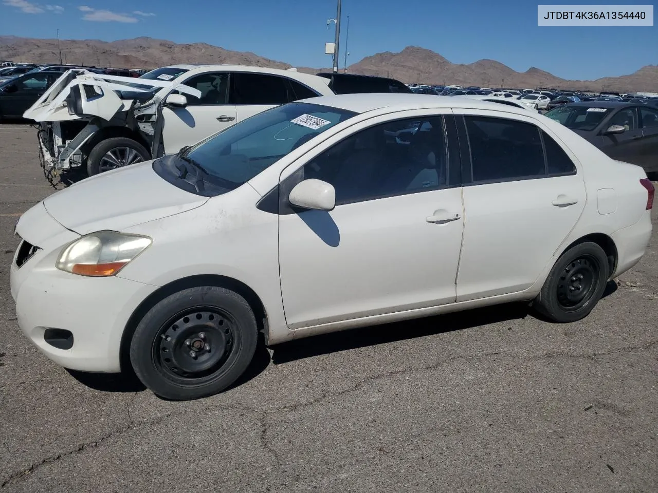 2010 Toyota Yaris VIN: JTDBT4K36A1354440 Lot: 72957994