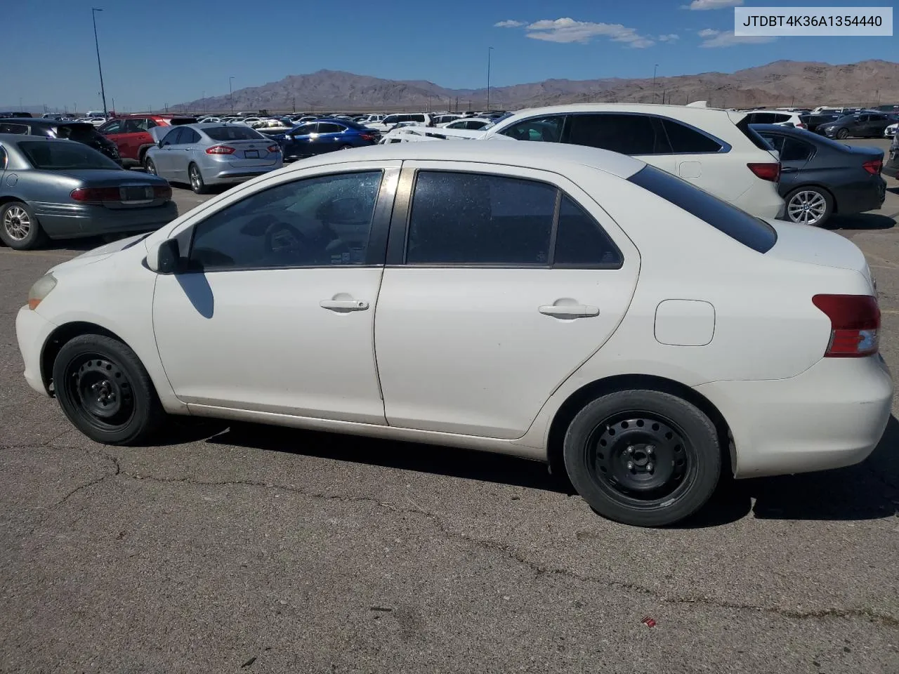 2010 Toyota Yaris VIN: JTDBT4K36A1354440 Lot: 72957994