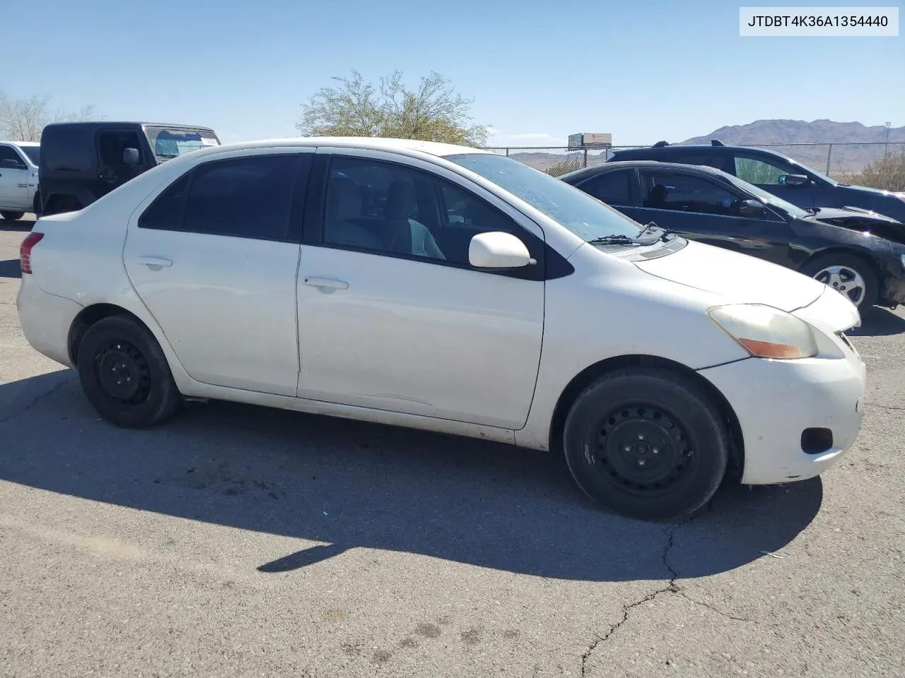 2010 Toyota Yaris VIN: JTDBT4K36A1354440 Lot: 72957994