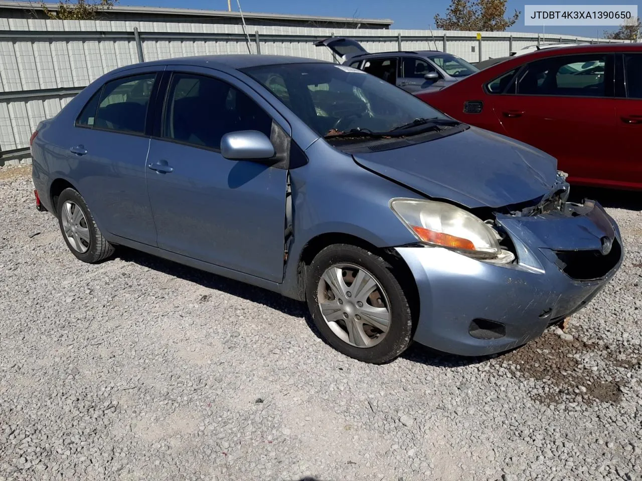 2010 Toyota Yaris VIN: JTDBT4K3XA1390650 Lot: 73932444