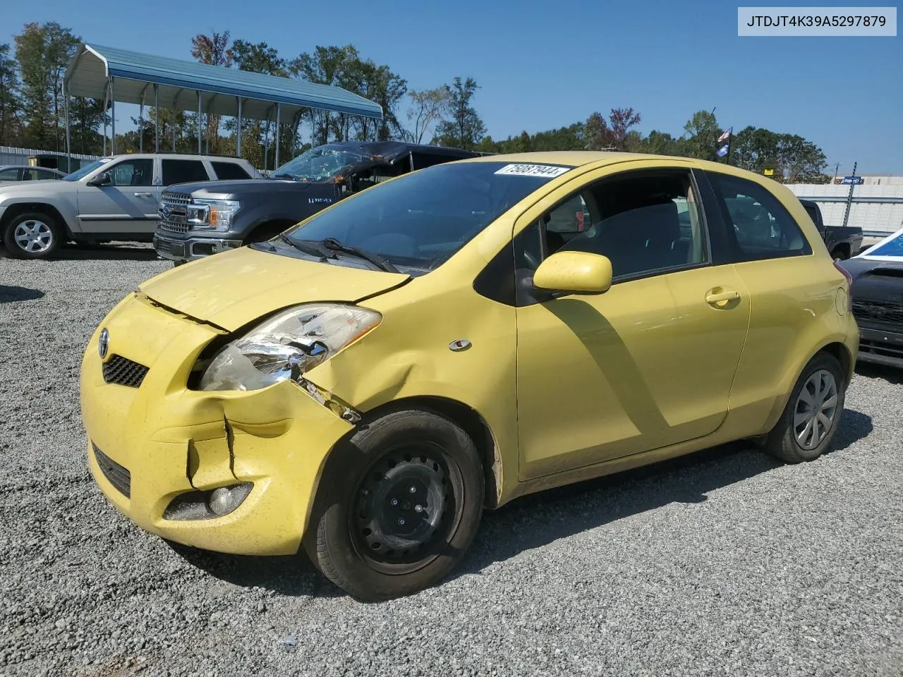 2010 Toyota Yaris VIN: JTDJT4K39A5297879 Lot: 75087944