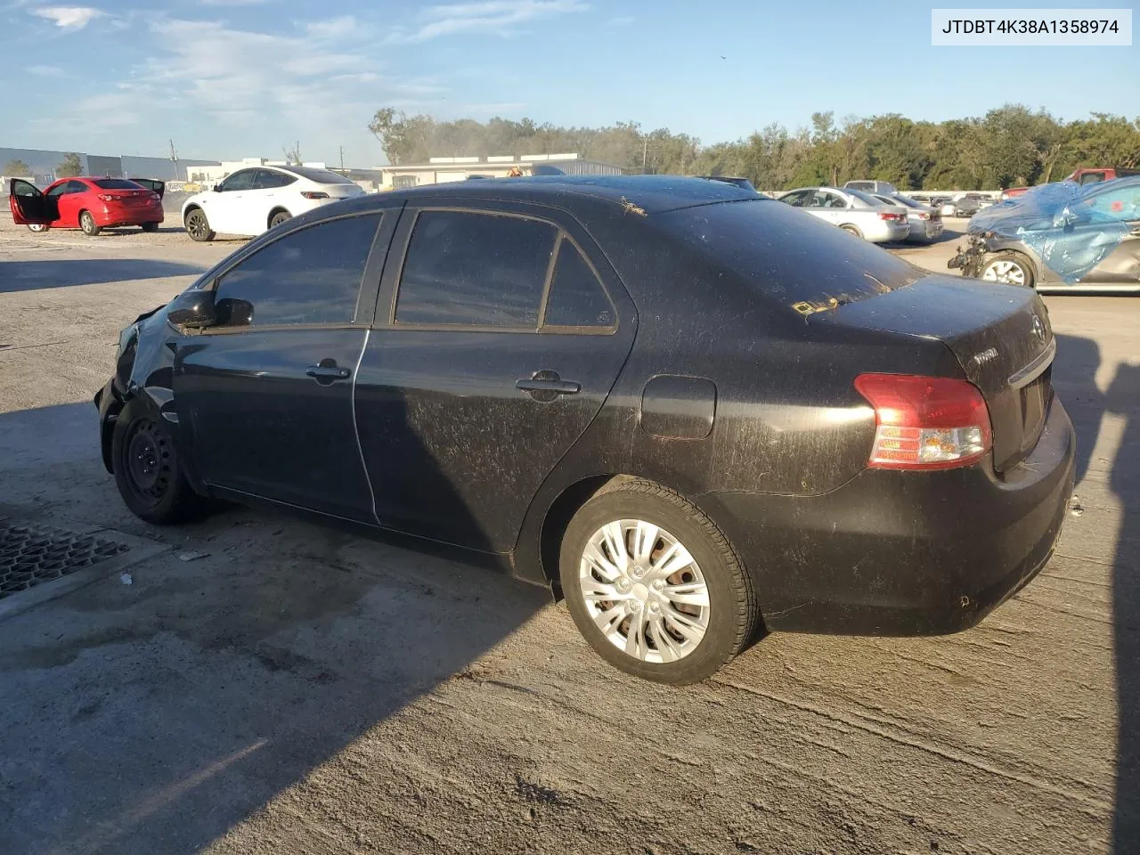 2010 Toyota Yaris VIN: JTDBT4K38A1358974 Lot: 75526944