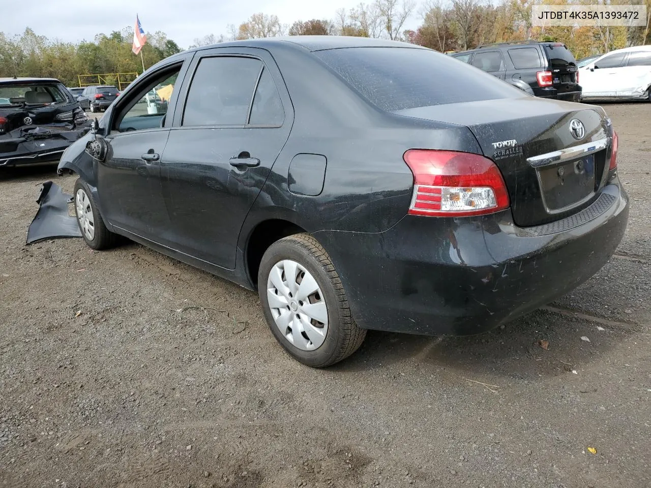 2010 Toyota Yaris VIN: JTDBT4K35A1393472 Lot: 75680644