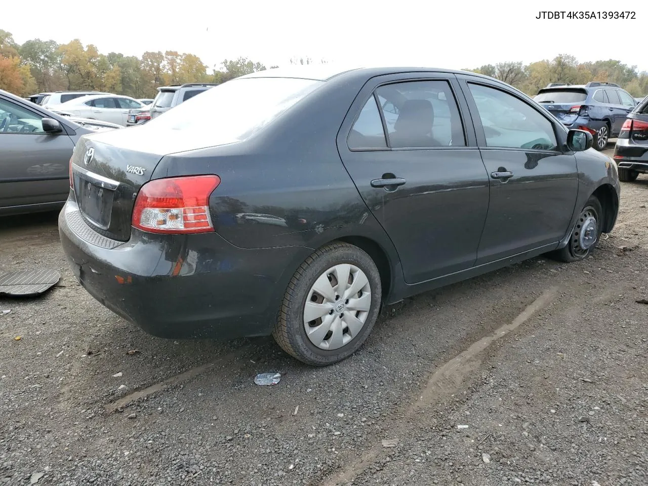 2010 Toyota Yaris VIN: JTDBT4K35A1393472 Lot: 75680644