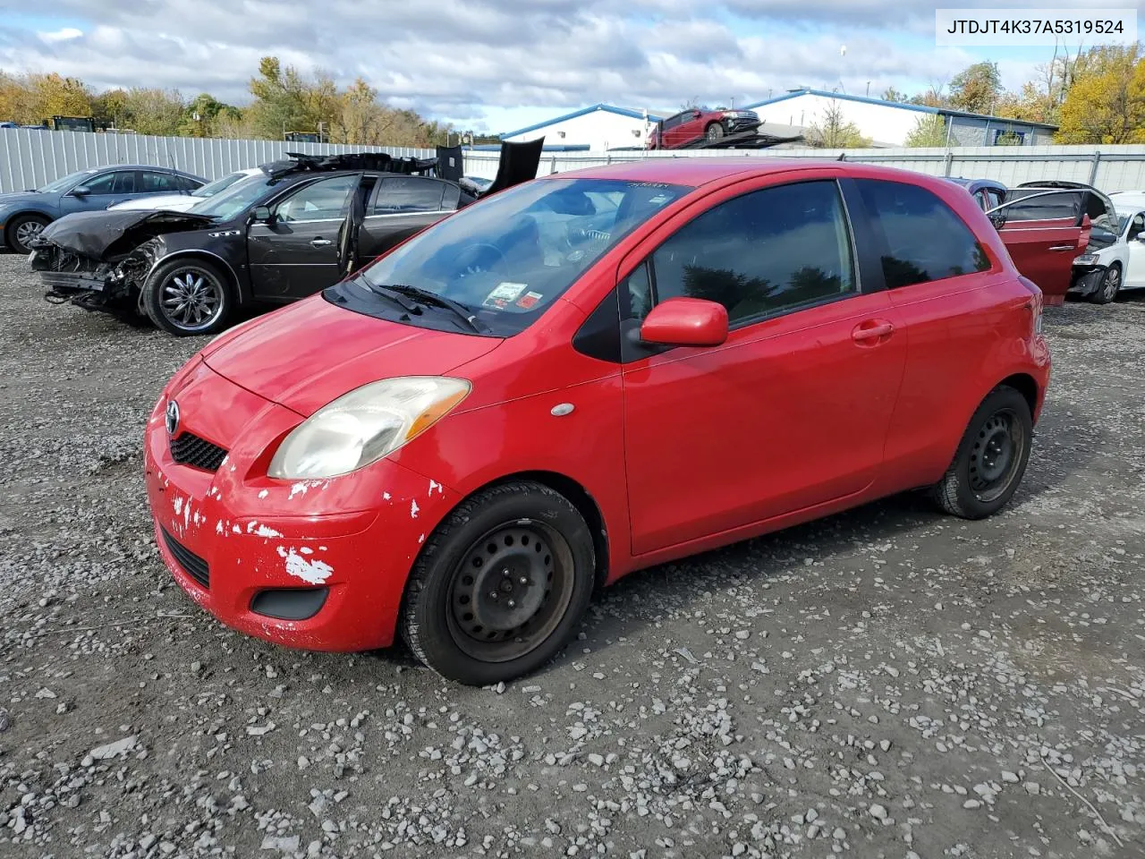 2010 Toyota Yaris VIN: JTDJT4K37A5319524 Lot: 75711984