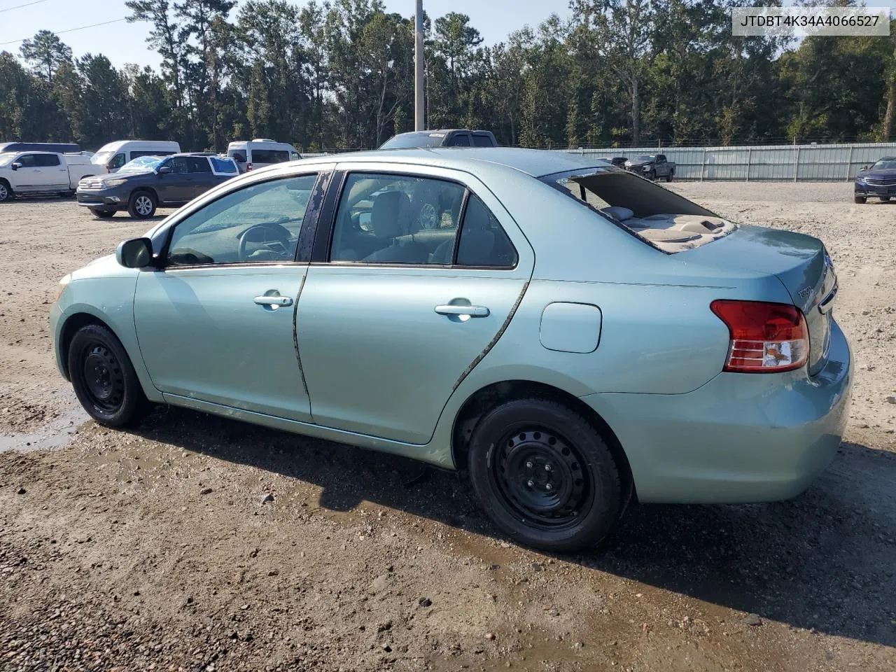 2010 Toyota Yaris VIN: JTDBT4K34A4066527 Lot: 75890834