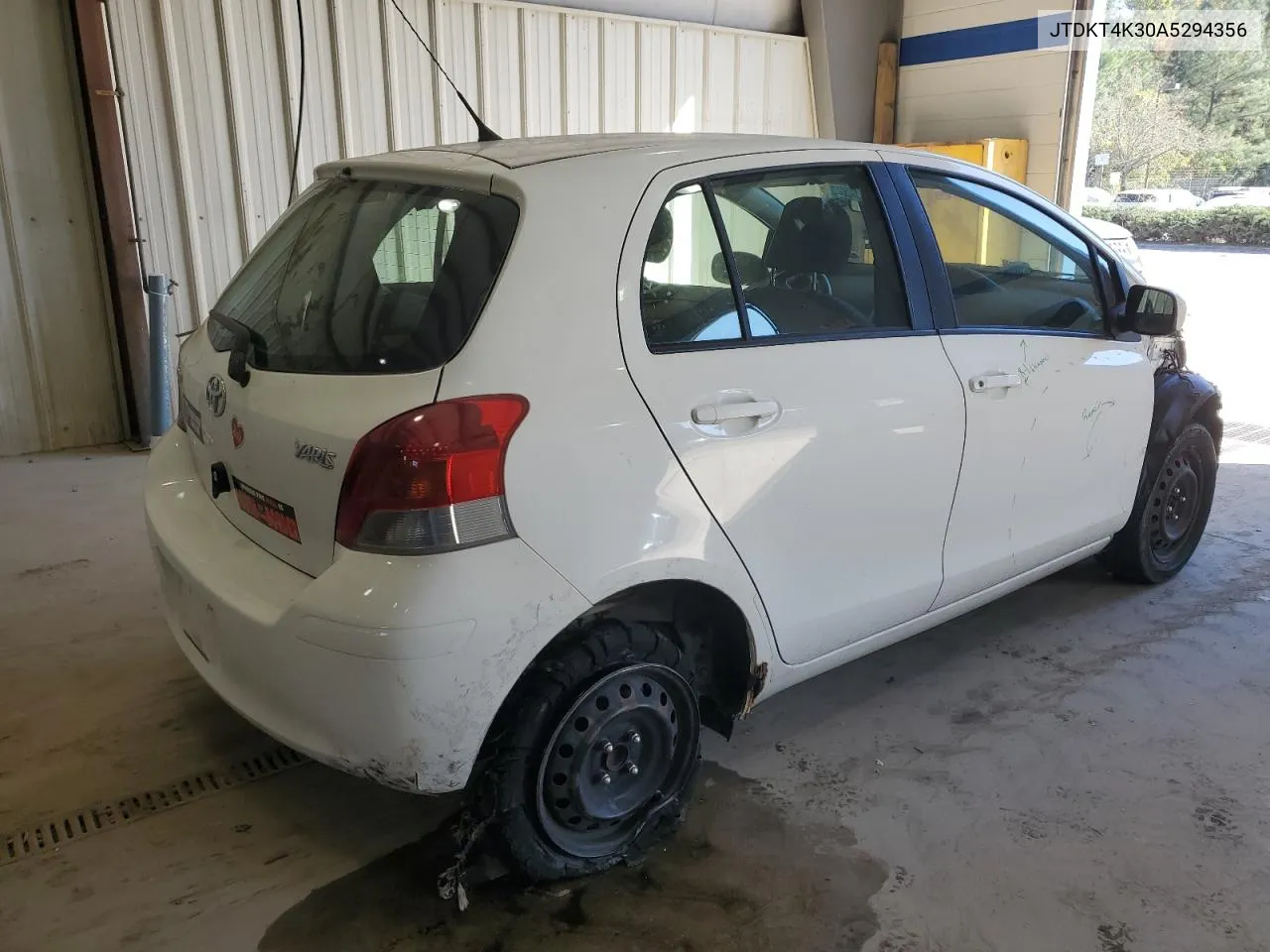 2010 Toyota Yaris VIN: JTDKT4K30A5294356 Lot: 76333224