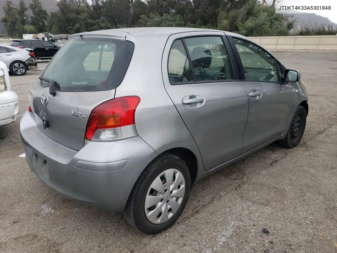 2010 Toyota Yaris VIN: JTDKT4K33A5301848 Lot: 76566864