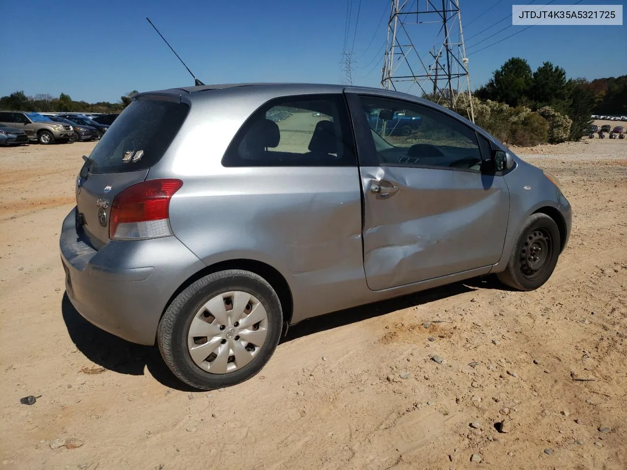 2010 Toyota Yaris VIN: JTDJT4K35A5321725 Lot: 76667574